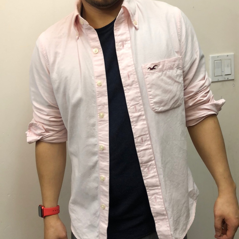 Thick Hollister Casual Button Down Shirt